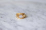Bague 55 Bague fil vintage or rose et diamants 58 Facettes