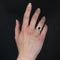 Bague 53 Bague diamants et saphir bleu intense 58 Facettes 24-155