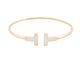 Bracelet bracelet TIFFANY & CO t wire 17cm or jaune nacre 58 Facettes 258844