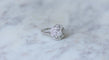 Bague Bague Art Déco Octogonale Diamants 58 Facettes