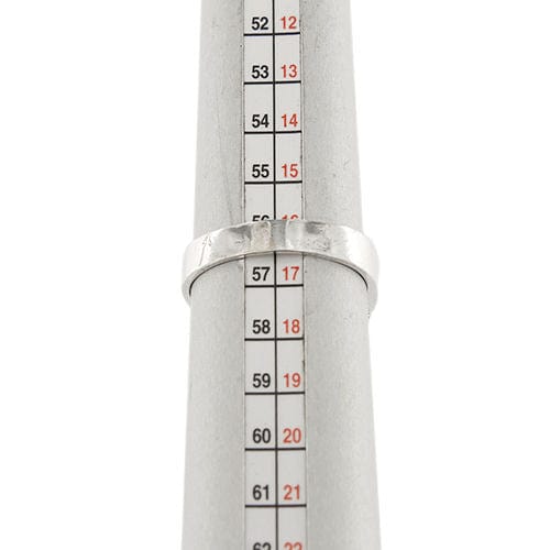 Bague 57 Bague or blanc saphir et diamants 58 Facettes 25684