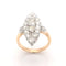 Bague 55 Bague vintage Or rose platine & Diamants 58 Facettes