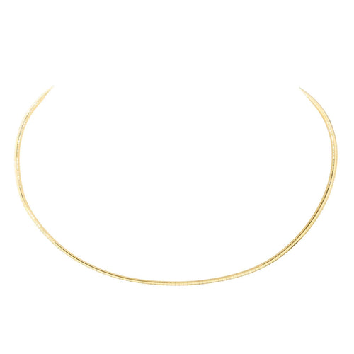 Collier Collier Maille oméga Or blanc 58 Facettes 3040765CN
