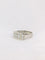 Bague Bague géométrique or blanc platine diamants 58 Facettes J195