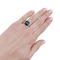 53 Bague Pomellato, "Nudo Classic", or blanc, or rose, topaze blue London. 58 Facettes 34222
