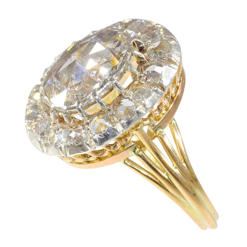 Bague 54 Romance vintage : Le voyage d'une bague en diamant 58 Facettes 23251-0317