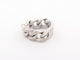 Bague 55 bague CHRISTIAN DIOR gourmette or blanc 58 Facettes 259930