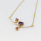 Collier Collier en or jaune  et rubis 58 Facettes 32891