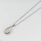 Collier Collier goutte d'eau en or blanc et diamants 58 Facettes 33014