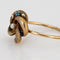 Bague 50 Bague noeud infini conversion or jaune 58 Facettes G7450