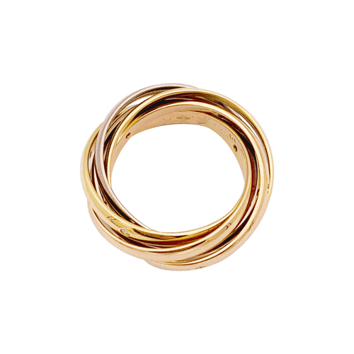 Bague 53 Bague Cartier "Trinity 6 anneaux" trois ors, diamants. 58 Facettes 34352