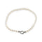 Collier Collier de perles japonaises avec fermoir en or blanc 58 Facettes
