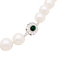 Collier Collier de perles, or blanc et diamants. 58 Facettes 34084