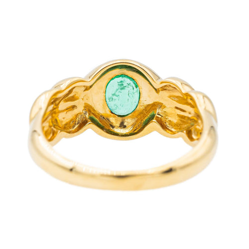 Bague 49 Bague Or jaune Emeraude 58 Facettes 3288715CN