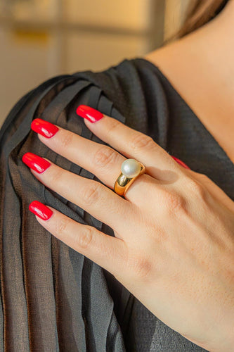 Bague 51 Bague Or jaune Perle 58 Facettes 2762729CN