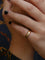Bague 48 Bague jonc anglais or jaune diamant 0,1 ct 58 Facettes J24