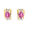 Boucles d'oreilles Boucles d'oreilles Puces Or jaune Rubis 58 Facettes 3530300CN