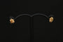 Boucles d'oreilles boucles d'oreilles en or 18 carats ornées d'un saphir, d'un rubis et d'un diamant 58 Facettes