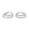 Boucles d'oreilles Boucles d'oreilles Créoles Or blanc Diamant 58 Facettes 3367807CN