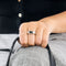 Bague 53 Bague jonc onyx et diamants 58 Facettes GU259