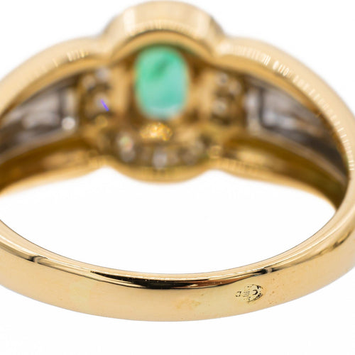 Bague 57 Bague Or jaune Emeraude 58 Facettes 2905361CN