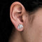 Boucles d'oreilles Boucles d'oreilles or blanc diamants 58 Facettes LP1058/16