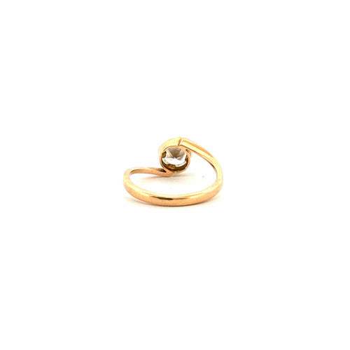 Bague 52 Solitaire or jaune 58 Facettes 93-GS37209-1
