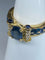 KORLOFF - bague saphirs, diamants, émail bleu
