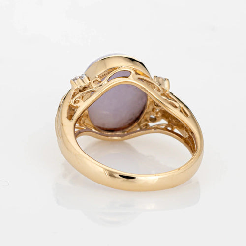 Bague 52 Bague Diamant Jade Lavande Vintage 58 Facettes G12660