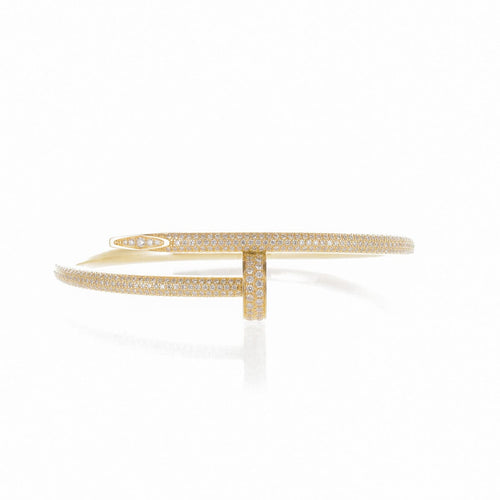 Bracelet Cartier - Bracelet Juste un Clou Pavé Diamants Full Set 58 Facettes 2.18153