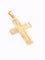 Pendentif croix vintage or jaune