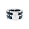 Bague 55 Bague Chanel,"Ultra", en or blanc, céramique noire et diamants. 58 Facettes 34342