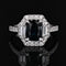 Bague 53 Bague diamants et saphir bleu intense 58 Facettes 24-155