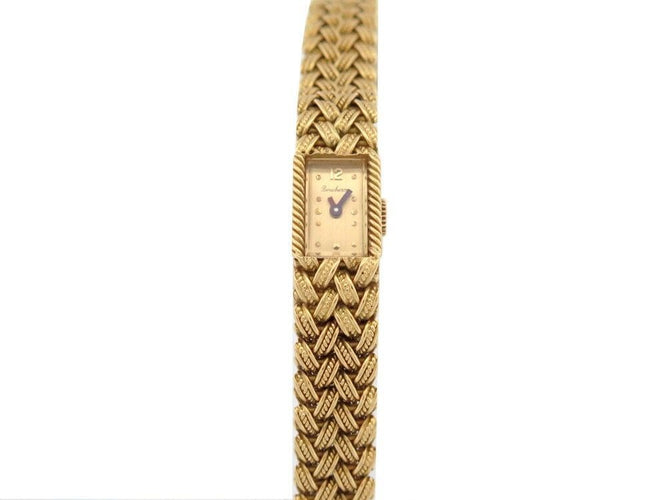 Montre vintage montre BOUCHERON 11 mm mecanique or jaune 58 Facettes 258881
