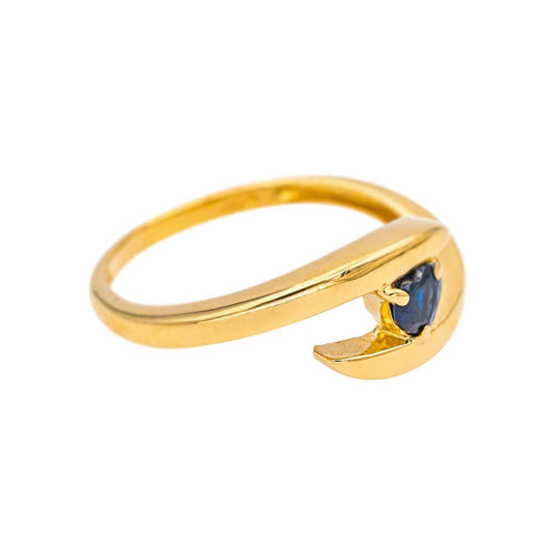 Bague 56 Balmain Bague  Or jaune Saphir 58 Facettes 5004350CN