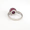 Bague Bague empilable en or blanc 18 carats avec rubis et diamants, taille 6,5, bijoux fins Estate Fine Jewelry 58 Facettes G14017
