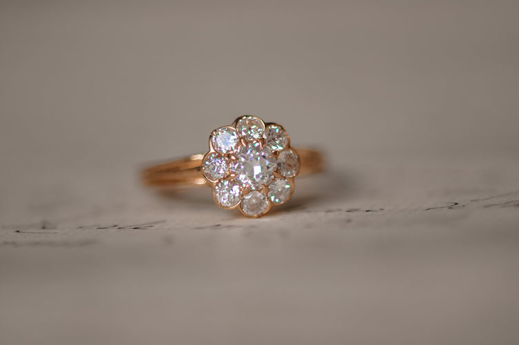 Bague 51 Bague en diamant ancienne 58 Facettes