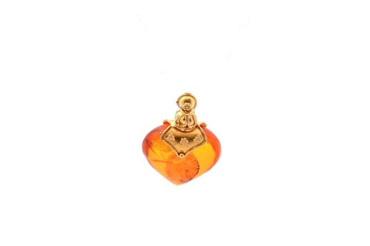 Pendentif Pendentif vintage ambre et or 21k 58 Facettes 26674