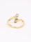 Bague 52 Bague toi et moi or jaune diamants old mine cut 58 Facettes J608