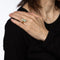 Bague 50.5 Bague Vintage Diamant Opale Forme Libre Or Jaune 58 Facettes G13204