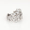 Bague 57.5 Bague en platine avec diamants mixtes 58 Facettes G13725