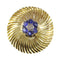 Bague 52 Bague iconique vintage en or des années 60, diamants et saphirs 58 Facettes 24212-0294