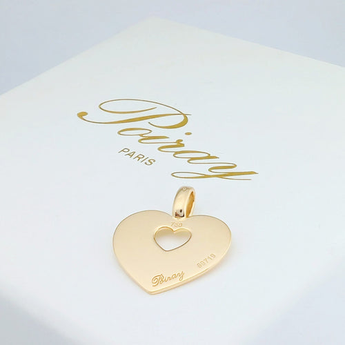 POIRAY - Pendentif Coeur Secret en or jaune