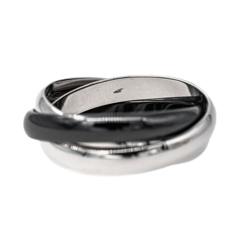 Bague 58 Cartier Bague Trinity Or blanc Céramique 58 Facettes 3500510CN