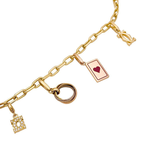 Bracelet Bracelet Cartier breloques. 58 Facettes 34062