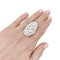 53 Bague Messika, diamants navette, or blanc. 58 Facettes 34217
