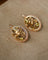 Paire de Dormeuses Ancienne Grand Modèle en Or Rose 58 Facettes A11635