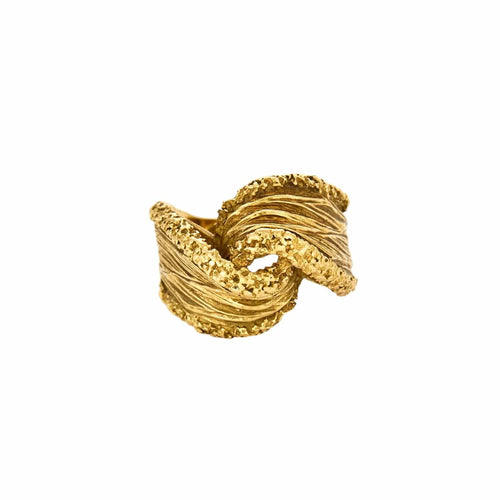 Bague 56 Bague Noeud Vintage or jaune 58 Facettes CHAL04512
