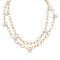 Collier Sautoir Pomellato, "Capri", or rose, céramique blanche. 58 Facettes 33659