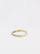 Bague 54 Demi alliance vintage or diamants jaunes 58 Facettes J184